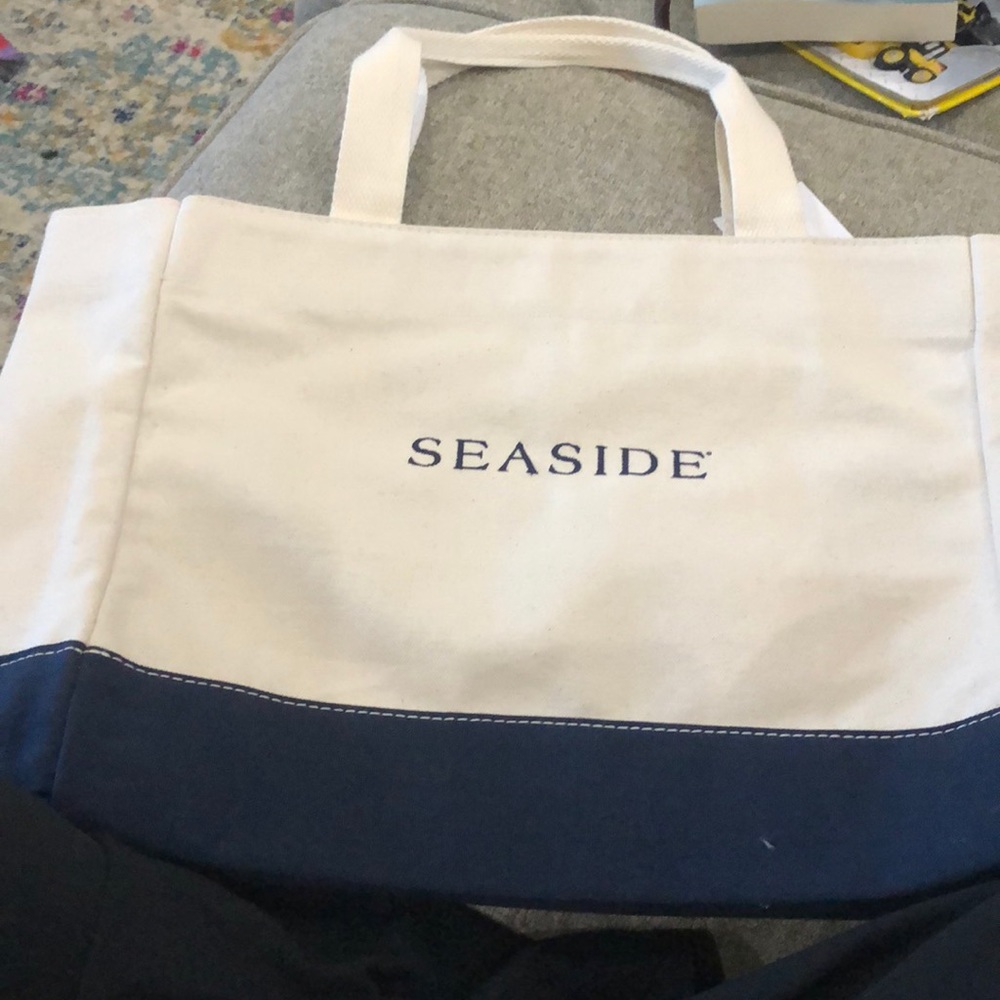 Seaside canvas bag